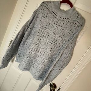 Nordstrom Caslon light blue sweater XXL new